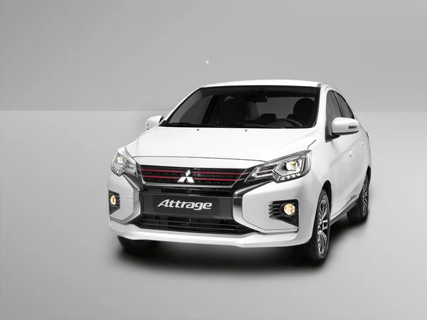 Mitsubishi Attrage thế hệ mới có thân xe khỏe khoắn, cứng cáp