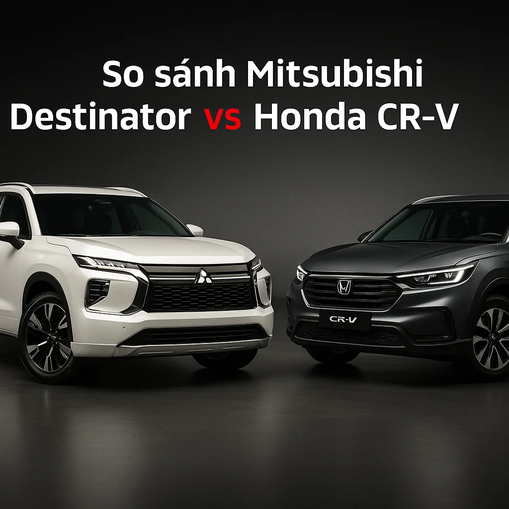 Honda CR-V vs Mitsubishi Destinator: Chọn C-SUV nào phù hợp?