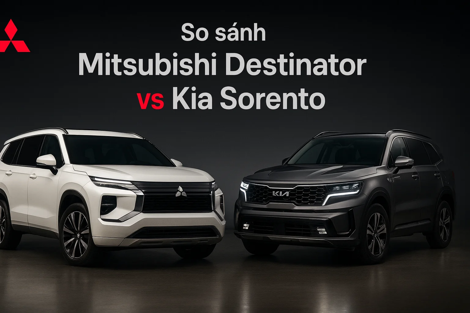 So sánh Mitsubishi Destinator vs Kia Sorento