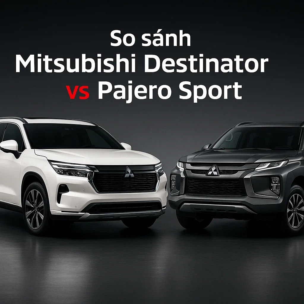 So sánh Mitsubishi Destinator vs Pajero Sport