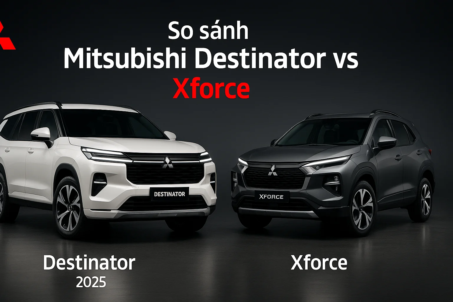 So sánh Mitsubishi Destinator vs Xforce: 7 chỗ hay 5 chỗ?