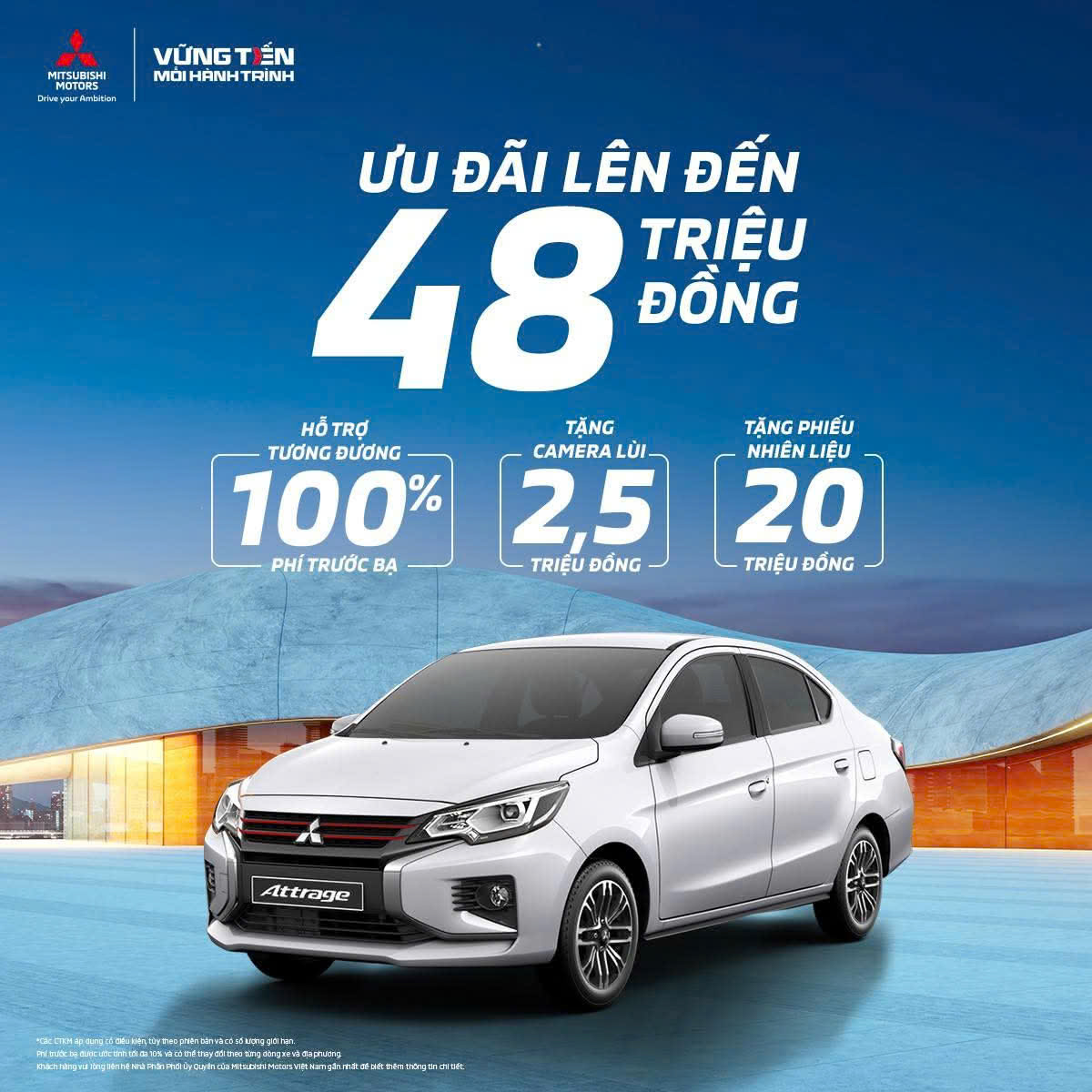 Giá xe Mitsubishi Attrage Tháng 9/25