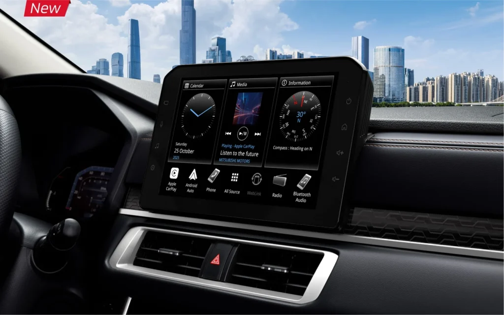 Trang bị và khả năng vận hành Xpander 2026: Đột phá nào đáng mong đợi? 5 Màn hình cảm ứng kích thước lớn, mang đến trải nghiệm trực quan trên mọi hành trình