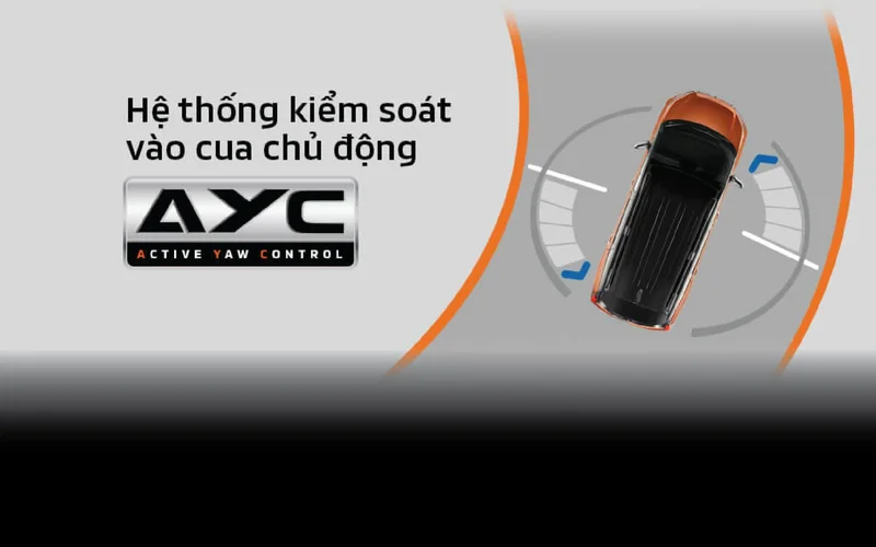 Mitsubishi Xpander Cross 2024 trang bị hệ thống AYC tiên tiến, mang lại khả năng ôm cua ổn định và an toàn.
