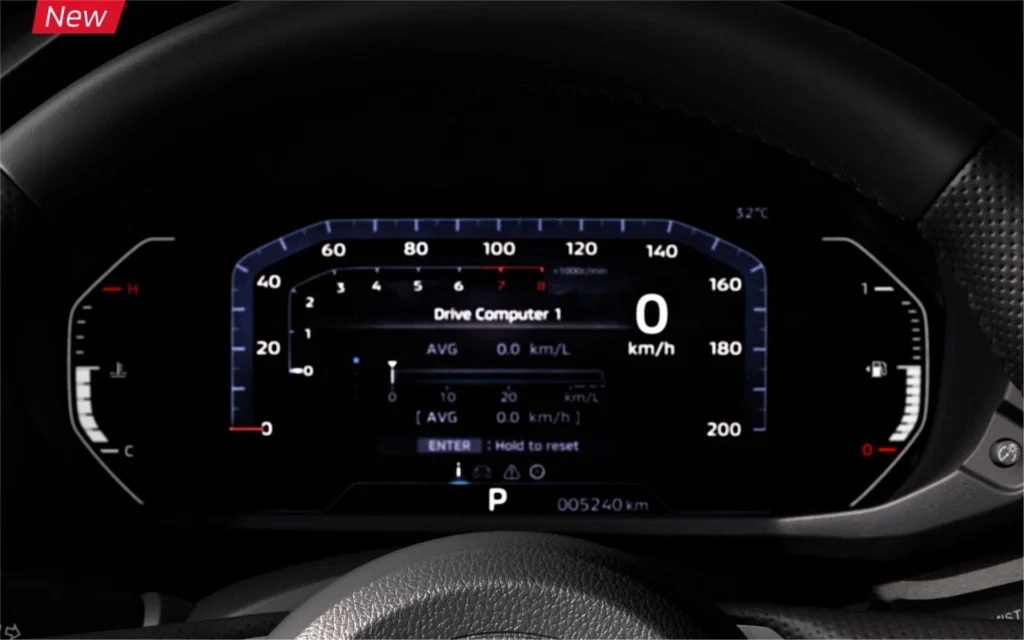 Thiết kế Nội thất Xpander Cross 2026: Nâng tầm trải nghiệm cho gia đình Việt 4 Hiển thị sắc nét , dễ dàng quan sát thông tin xe