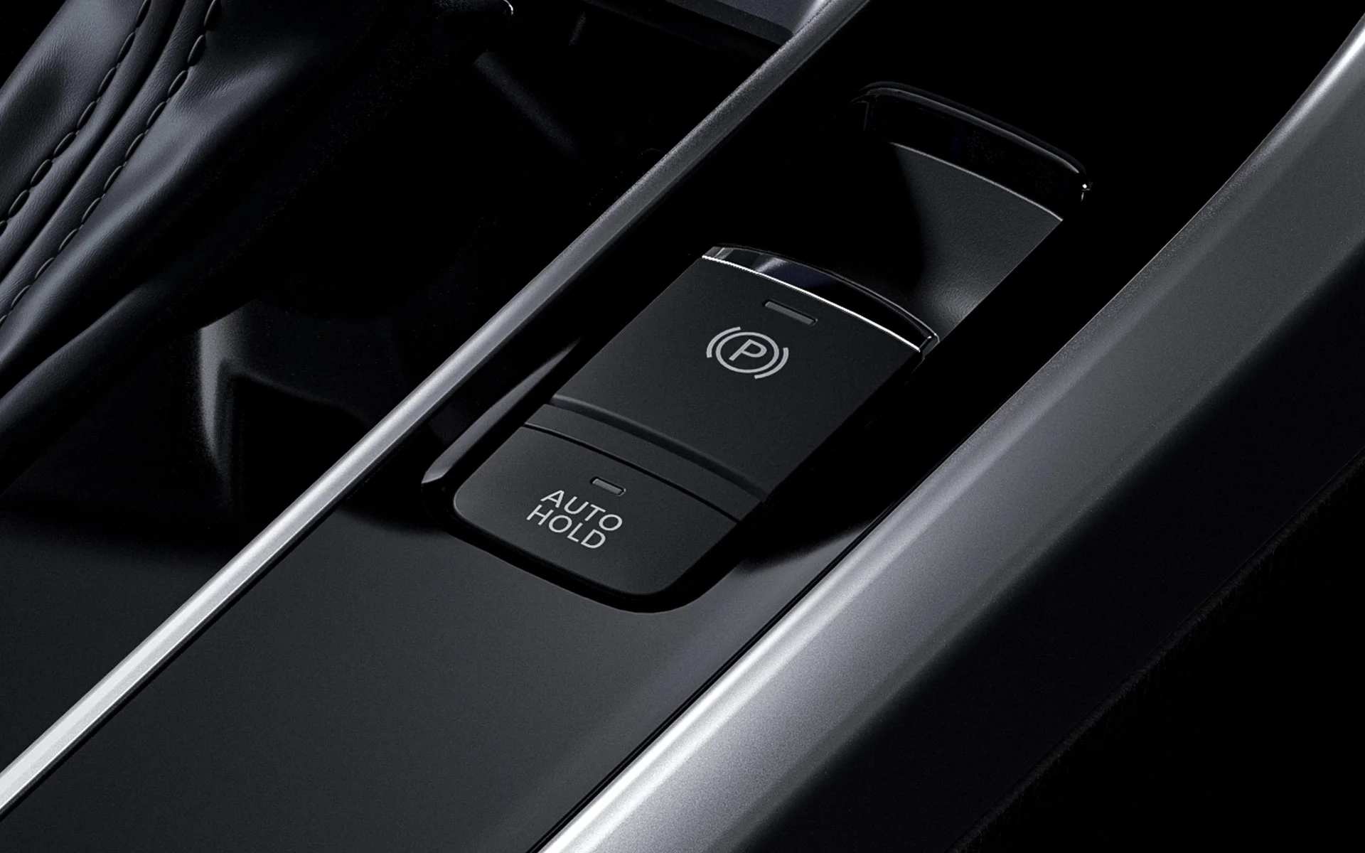 Phanh tay điều khiển tự động thông minh, được thiết kế để giúp hạn chế việc người lái quên hạ hoặc kéo phanh tay.​​