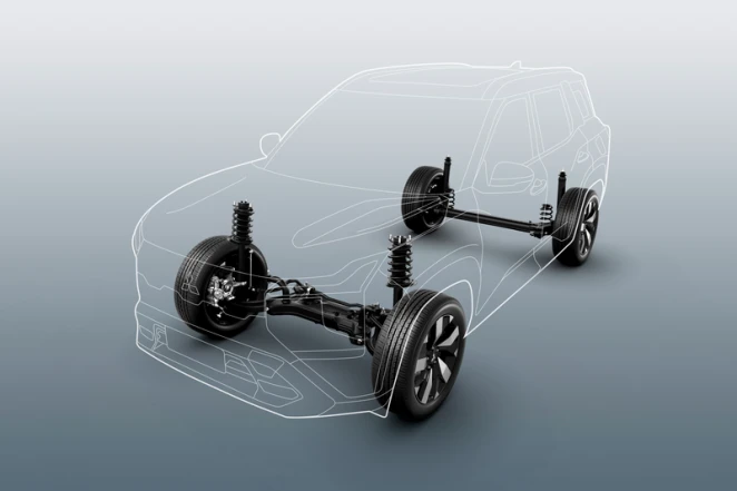 Hệ thống treo tối ưu Mitsubishi Destinator 2025 tăng độ ổn định và êm ái