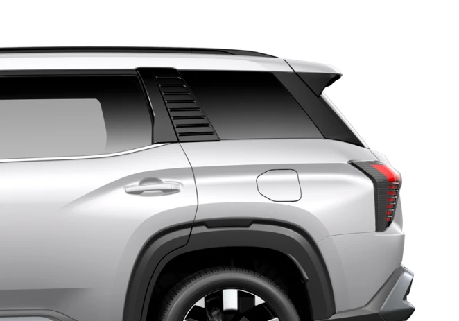 Thanh giá nóc và cột D iconic trên Mitsubishi Destinator 2025