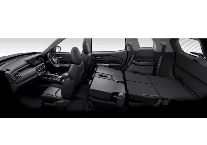 Hàng ghế gập phẳng Mitsubishi Destinator 2025 mở rộng khoang hành lý