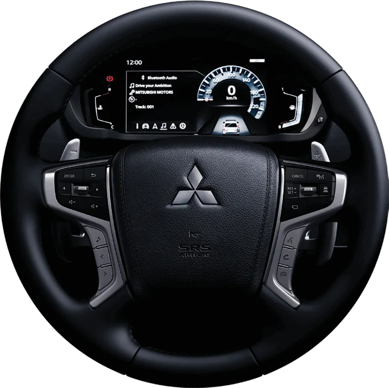 Thiết kế thể thao, điều chỉnh được 4 hướng và tích hợp các nút điều khiển đa chức năng hiện đại.​