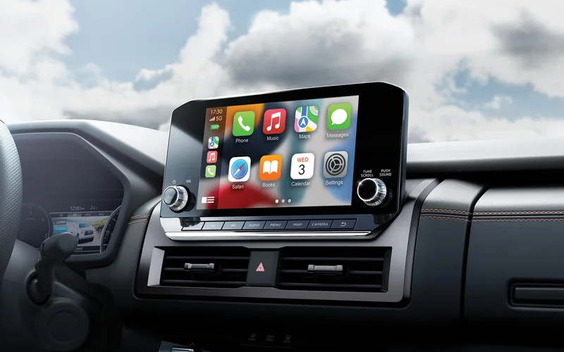 Dễ dàng quan sát, hỗ trợ kết nối Apple Carplay không dây và Android Auto.