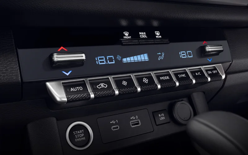 Hiệu quả làm mát hàng đầu phân khúc, tăng độ thoải mái khi lái xe dưới trời nắng nóng.