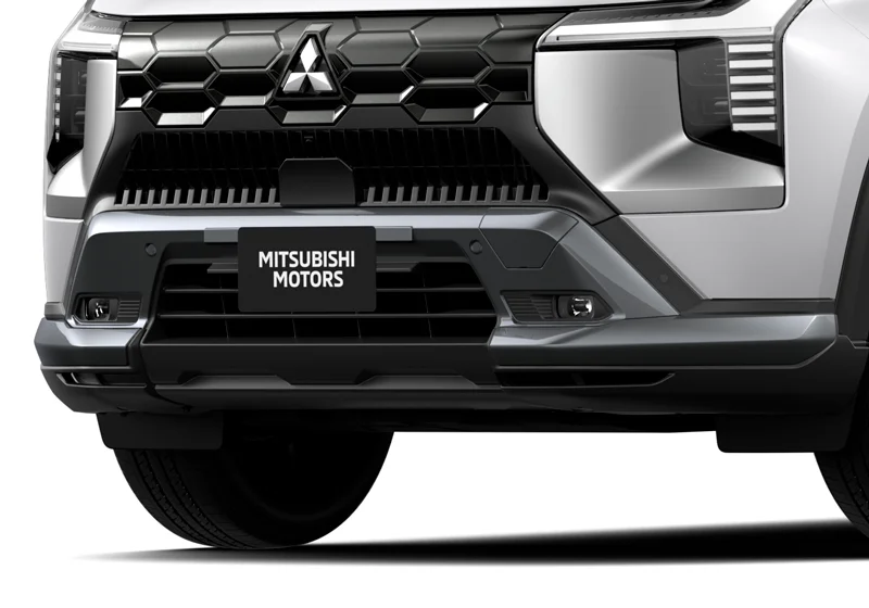 Ốp cản trước Mitsubishi Destinator 2025 tăng vẻ mạnh mẽ và bảo vệ đầu xe