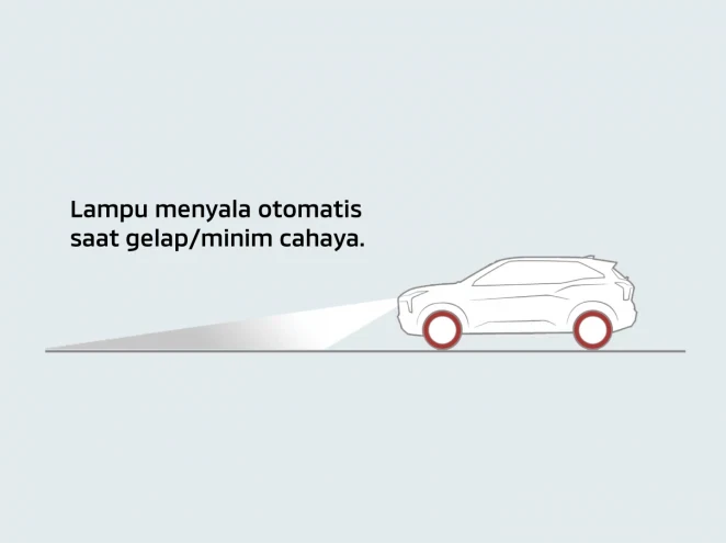 Đèn pha tự động bật tắt Mitsubishi Destinator 2025
