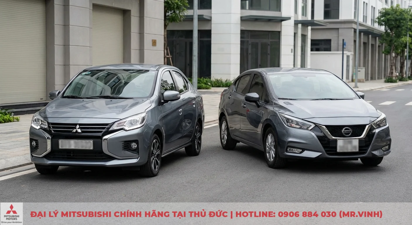So sánh Hyundai Kona và Kia Seltos: Chọn sedan B nào tốt hơn?
Hyundai Kona và Kia Seltos là hai mẫu crossover đô thị hạng B đang cạnh tranh gay gắt tại thị trường Việt Nam. Bài viết này sẽ so sánh chi tiết hai mẫu xe này về giá, động cơ, tiện nghi và an toàn để giúp bạn đưa ra lựa chọn phù hợp nhất tại Hyundai Sài Gòn. 1 Mitsubishi Attrage và Nissan Almera màu xám đỗ cạnh nhau trên đường phố, so sánh trực quan hai mẫu sedan hạng B