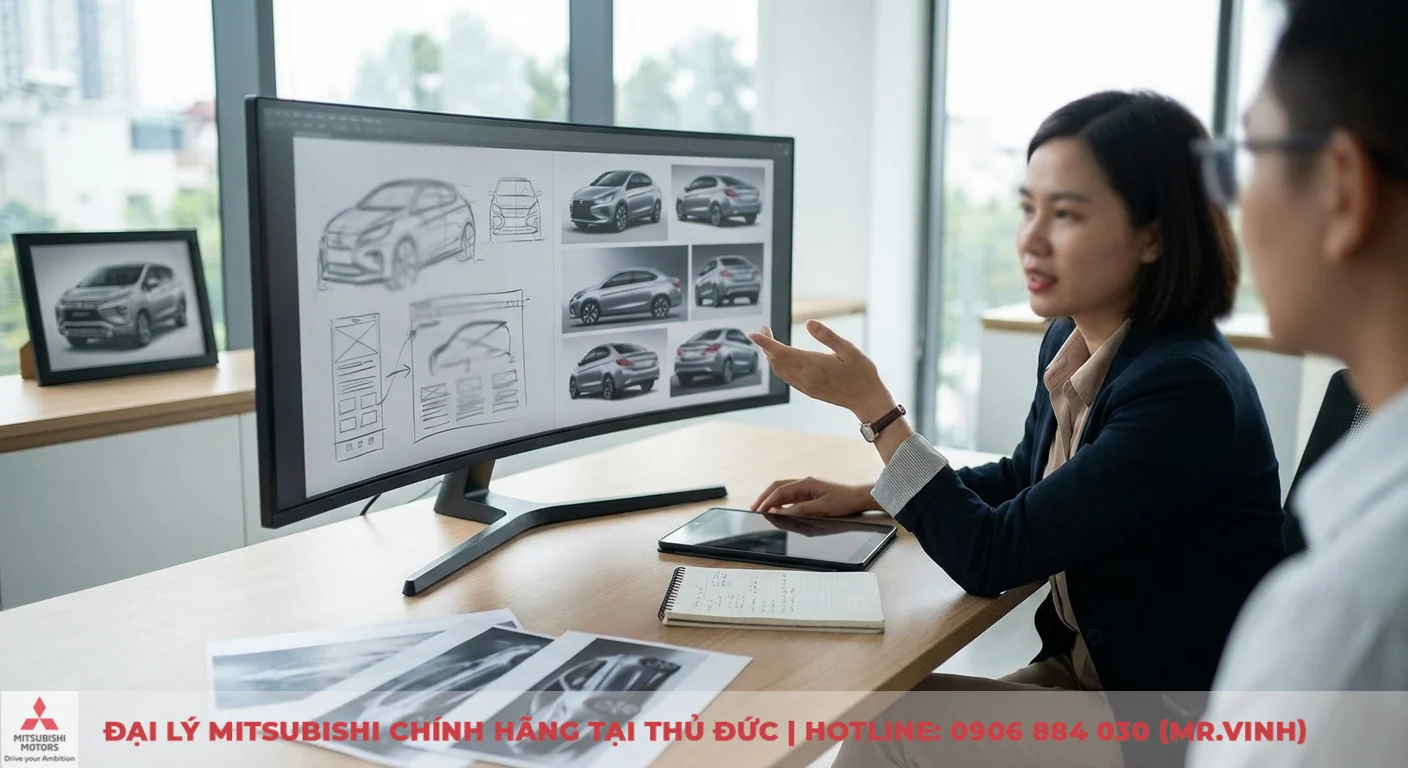 Ph&acirc;n t&iacute;ch thiết kế Attrage 2026 từ bản concept đến dự đo&aacute;n thực tế tr&ecirc;n m&agrave;n h&igrave;nh m&aacute;y t&iacute;nh