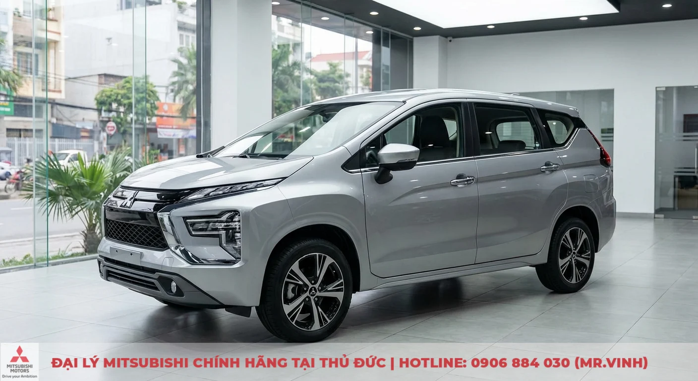 Mitsubishi Xpander với ng&ocirc;n ngữ thiết kế Dynamic Shield thế hệ mới, d&aacute;ng xe thể thao c&ugrave;ng m&acirc;m xe hợp kim đa chấu ấn tượng
