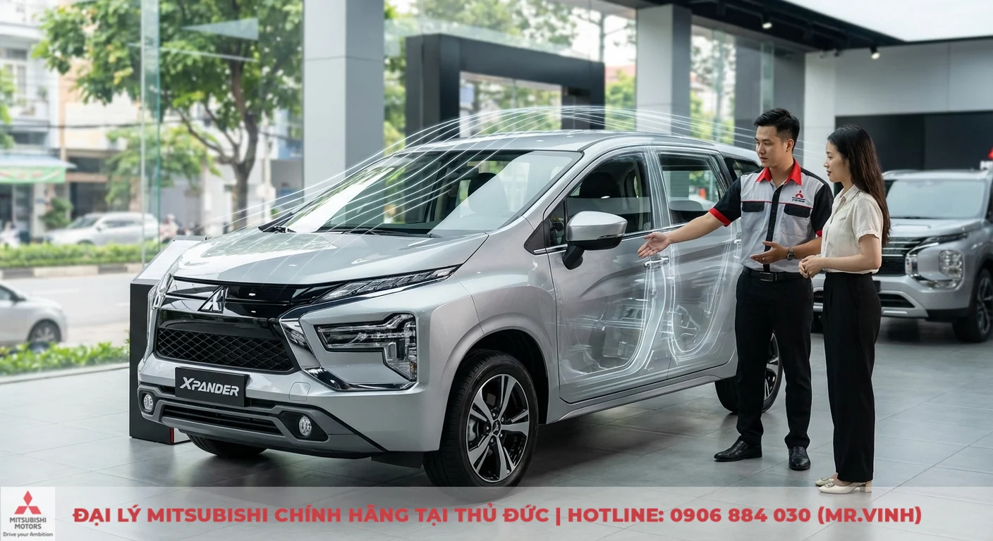 Mitsubishi Xpander 2026 giới thiệu c&ocirc;ng nghệ vật liệu v&agrave; tối ưu kh&iacute; động học, n&acirc;ng tầm hiệu suất v&agrave; an to&agrave;n