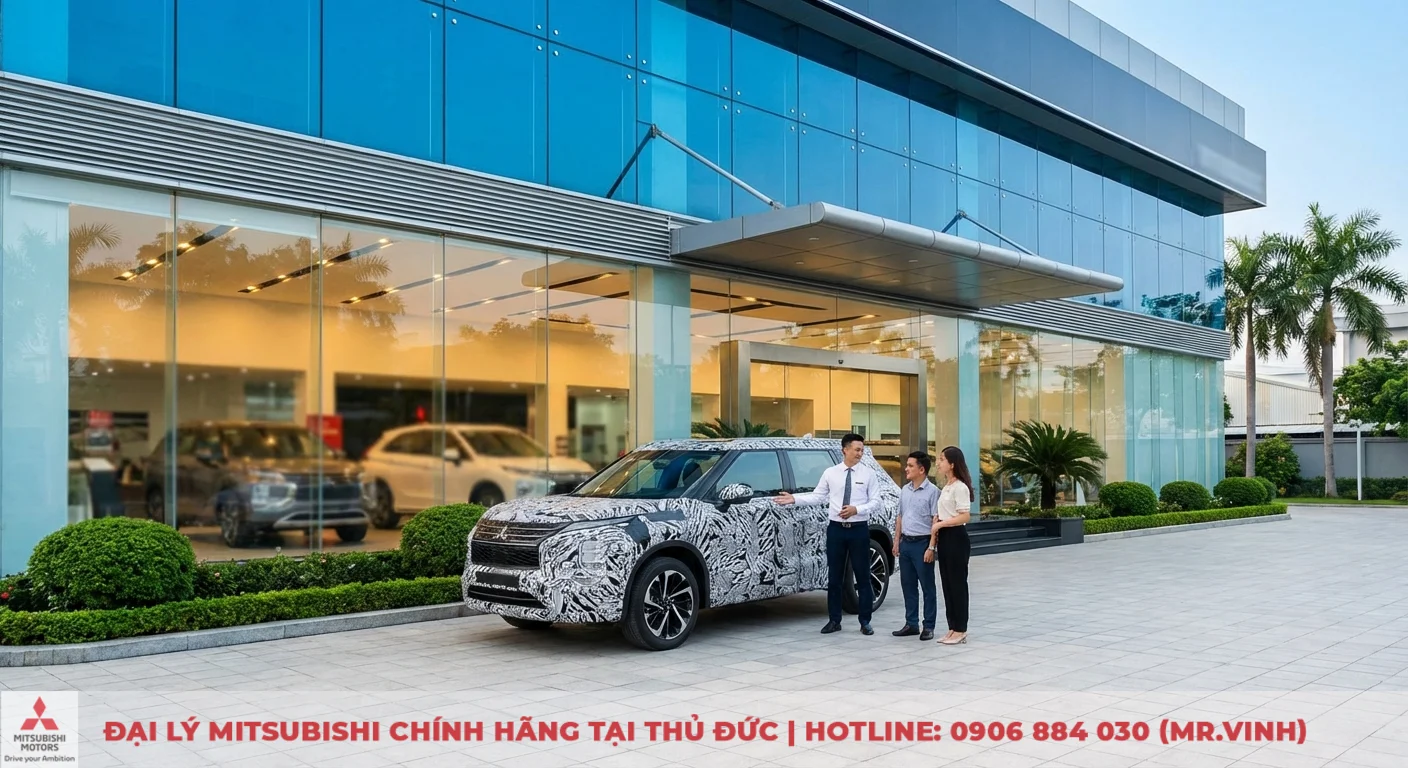 Ngoại thất Xpander Cross 2026: Phân tích thiết kế & điểm nhấn 5 Khách hàng trải nghiệm phiên bản thử nghiệm Xpander Cross 2026 tại showroom Mitsubishi ở TP.HCM