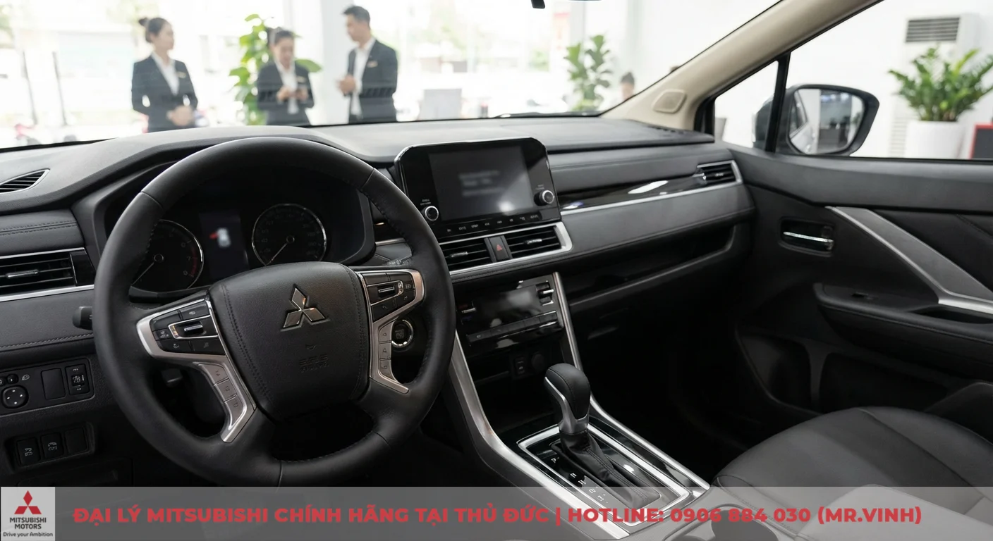 Thông số Xpander 2026 dự kiến: Kích thước, động cơ và nâng cấp mới nhất 3 Nội thất Xpander 2026 với hộp số tự động và bảng điều khiển hiện đại, nâng cao khả năng vận hành hiệu suất tối ưu