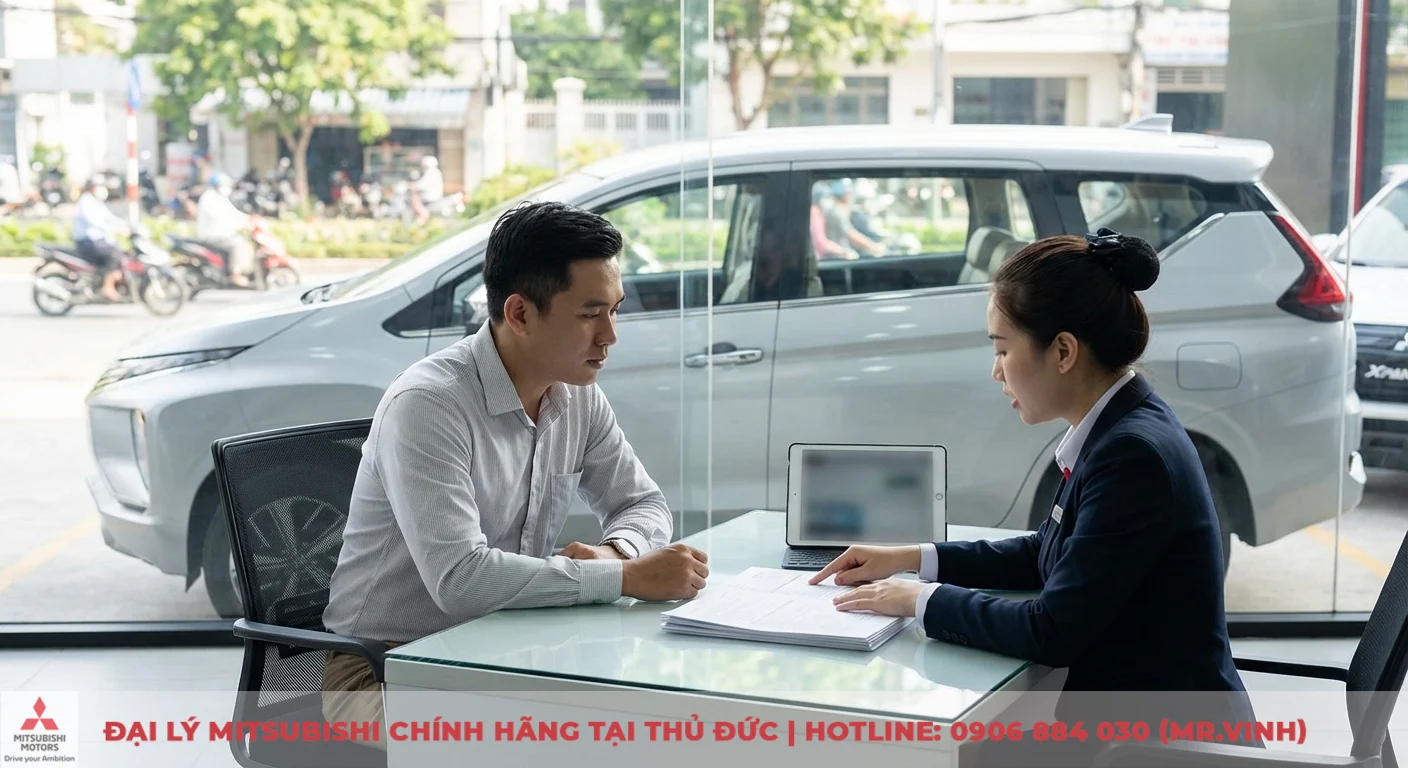 Thông số Xpander 2026 dự kiến: Kích thước, động cơ và nâng cấp mới nhất 5 Khách hàng được tư vấn giá lăn bánh và ưu đãi mua Xpander 2026 tại đại lý Mitsubishi Saigon 3S