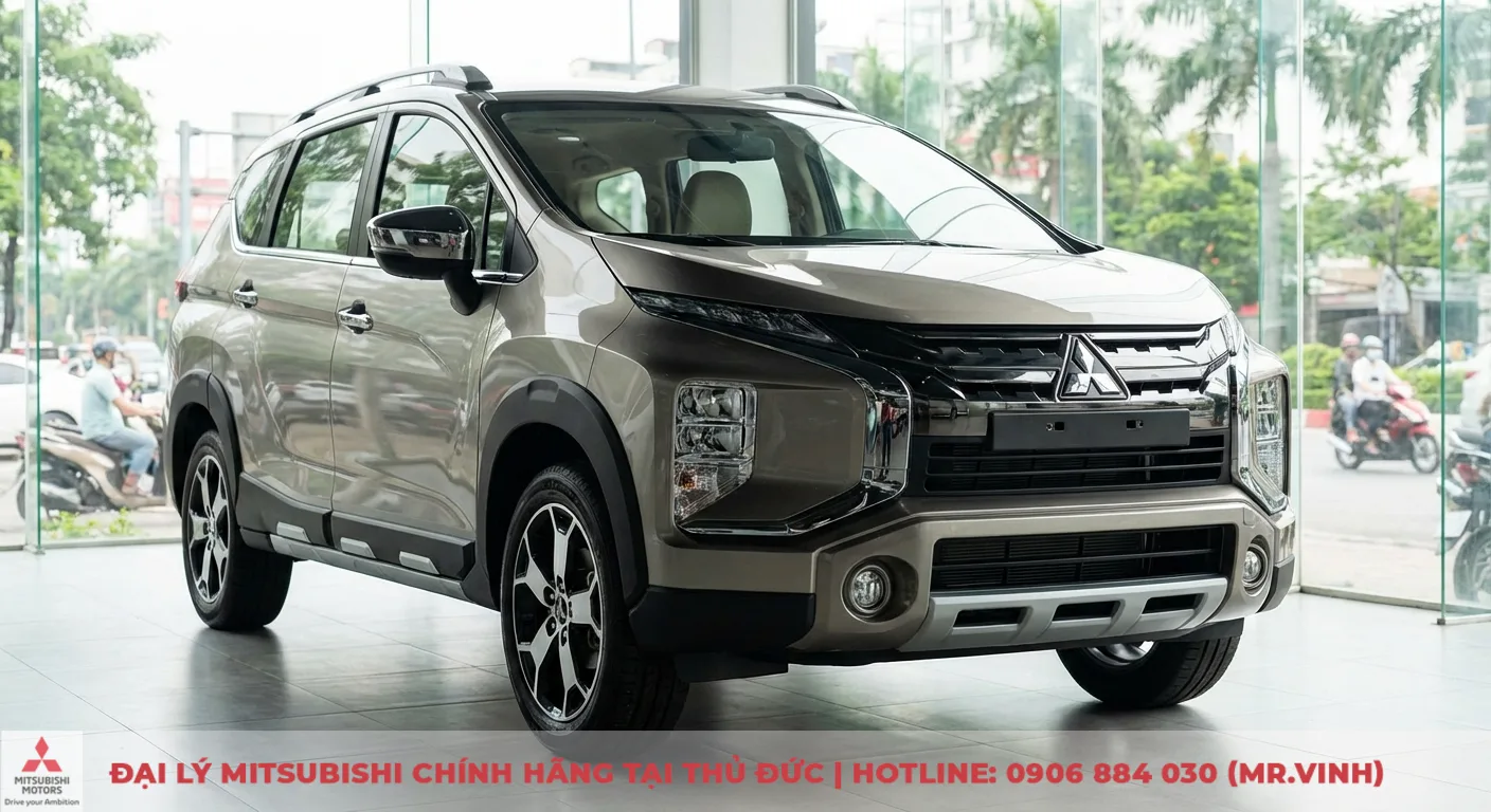 Cập nhật thông số Xpander Cross 2026: Kích thước, động cơ chi tiết 2 Mitsubishi Xpander Cross 2026 dự kiến nổi bật với thiết kế hiện đại, mâm 17 inch và khoảng sáng gầm cao