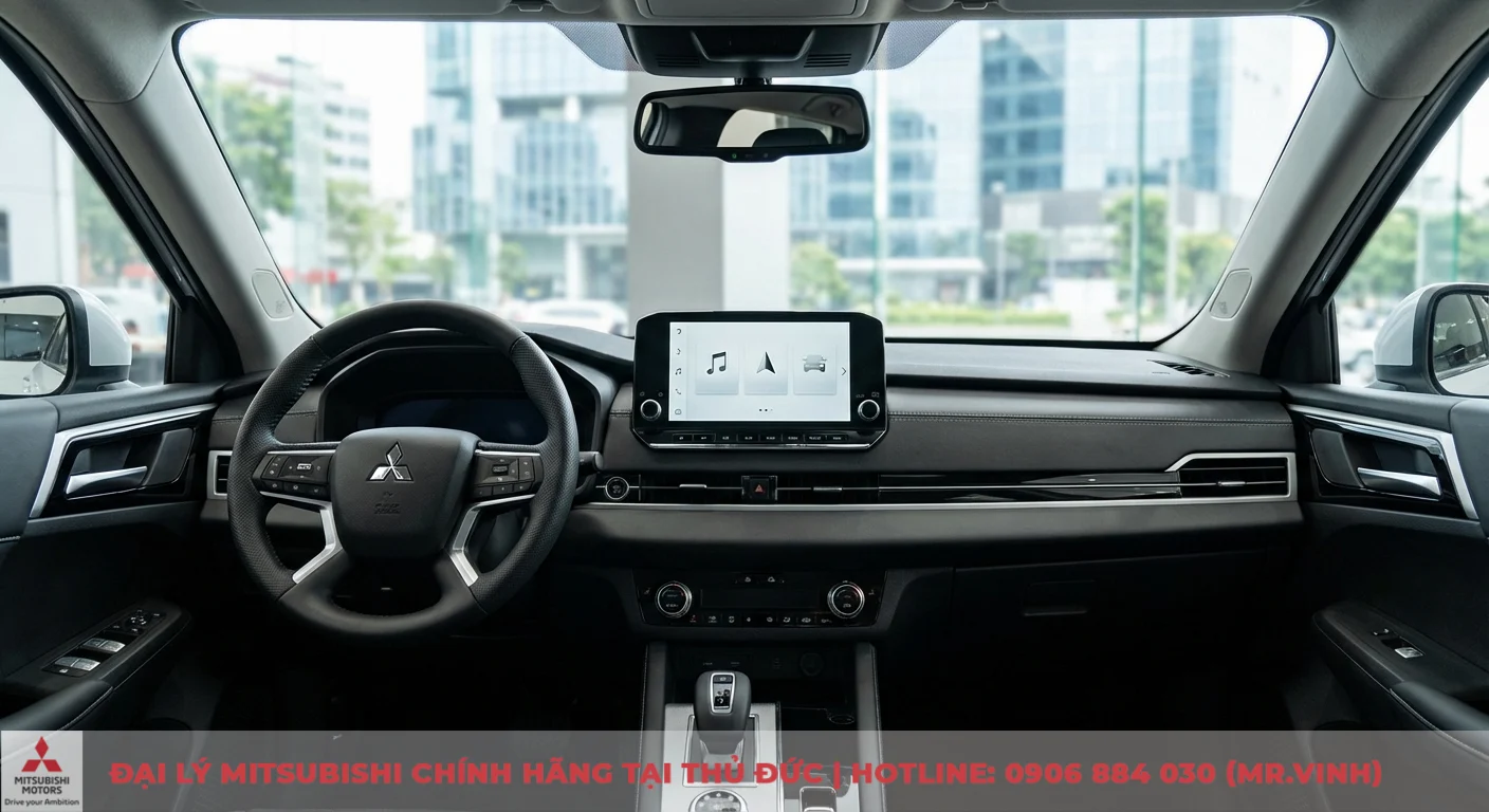 M&agrave;n h&igrave;nh giải tr&iacute; trung t&acirc;m hiện đại của xe, với giao diện hiển thị c&aacute;c chức năng kết nối v&agrave; giải tr&iacute; được n&acirc;ng cấp