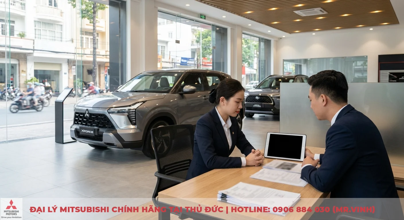 Tư vấn gi&aacute; b&aacute;n v&agrave; chi ph&iacute; lăn b&aacute;nh Mitsubishi Xforce, Toyota Corolla Cross tại đại l&yacute; TP.HCM/Thủ Đức