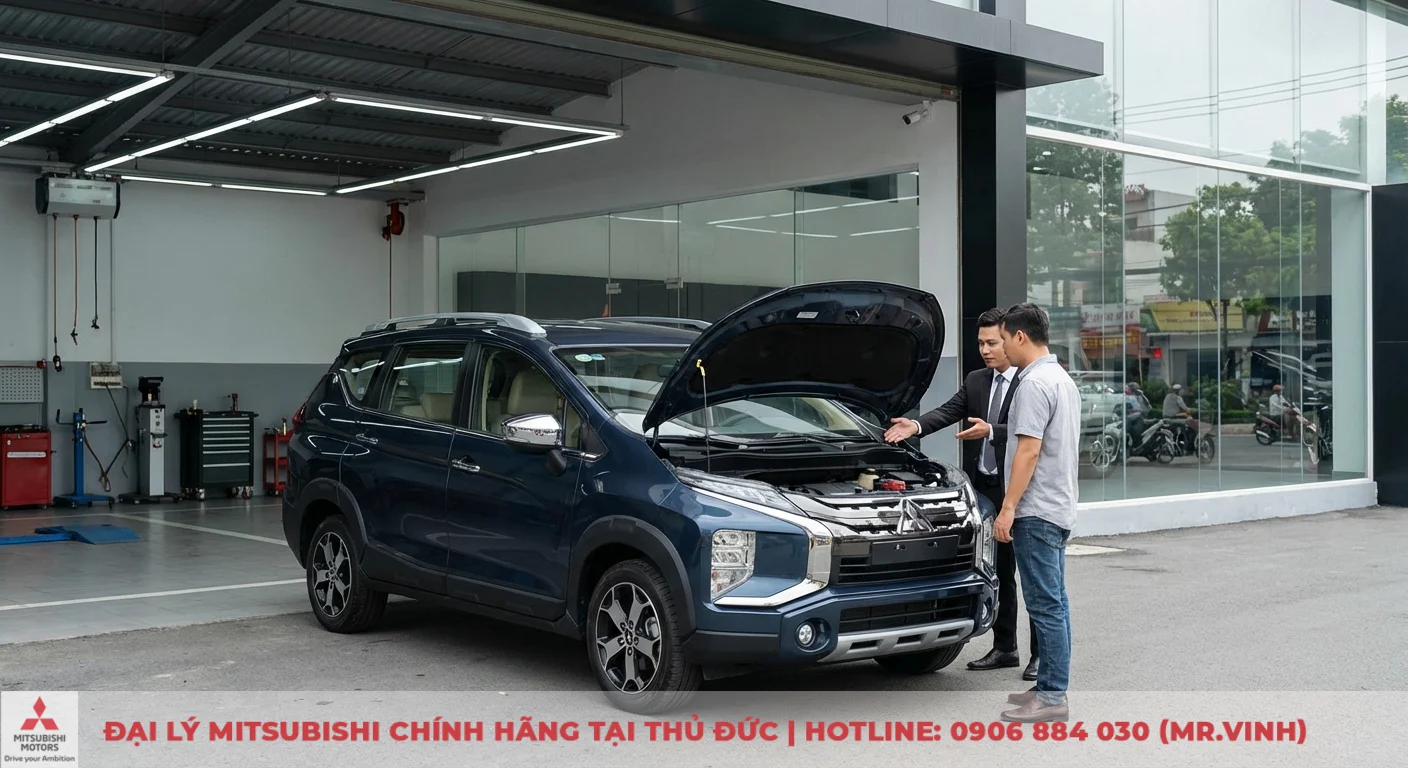 Chuy&ecirc;n vi&ecirc;n hướng dẫn về động cơ Mitsubishi Xpander Cross, tập trung v&agrave;o n&acirc;ng cấp hiệu suất v&agrave; vận h&agrave;nh tối ưu