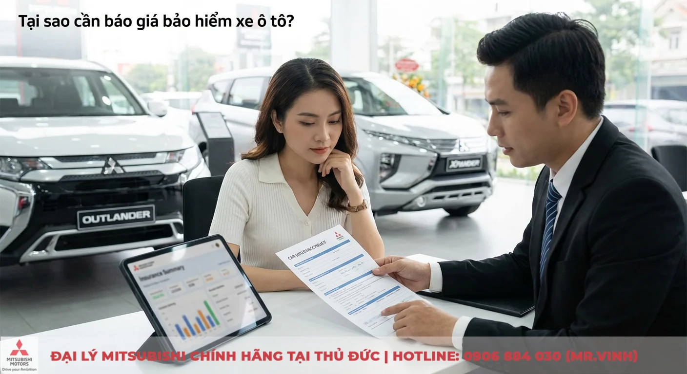 Báo giá bảo hiểm xe ô tô: Hướng dẫn nhận báo giá nhanh, tối ưu chi phí 1 Bảo hiểm xe ô tô: nhận báo giá giúp hiểu rõ điều khoản, quyền lợi qua hợp đồng và bảng tổng hợp tại showroom