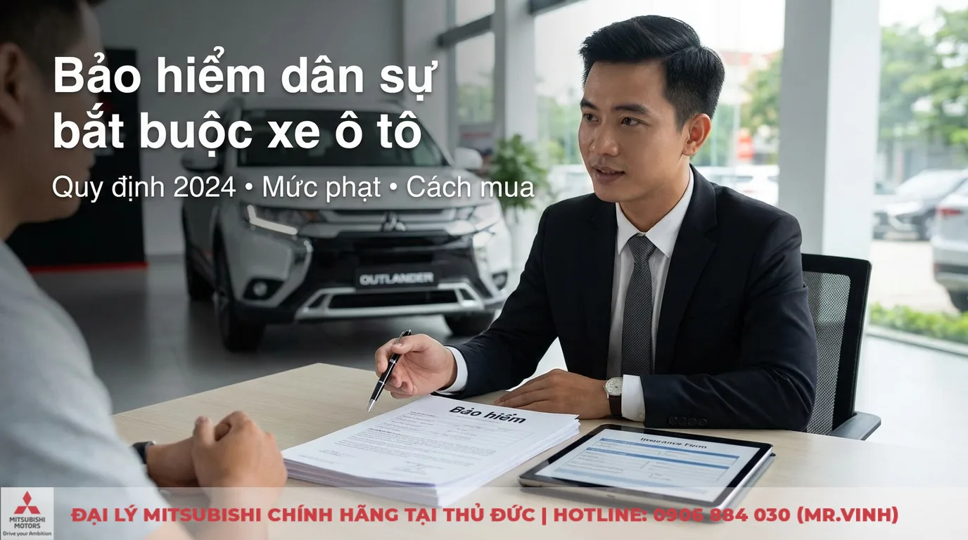 Bảo hiểm dân sự bắt buộc xe ô tô: Quy định 2024, mức phạt & cách mua
