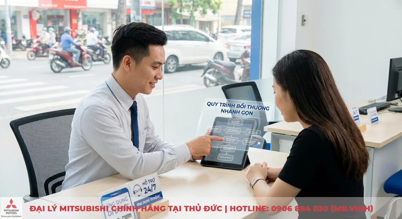 Bảo hiểm &ocirc; t&ocirc; uy t&iacute;n: quy tr&igrave;nh bồi thường nhanh gọn, hỗ trợ 24/7 v&agrave; ứng dụng di động được tư vấn vi&ecirc;n giải th&iacute;ch