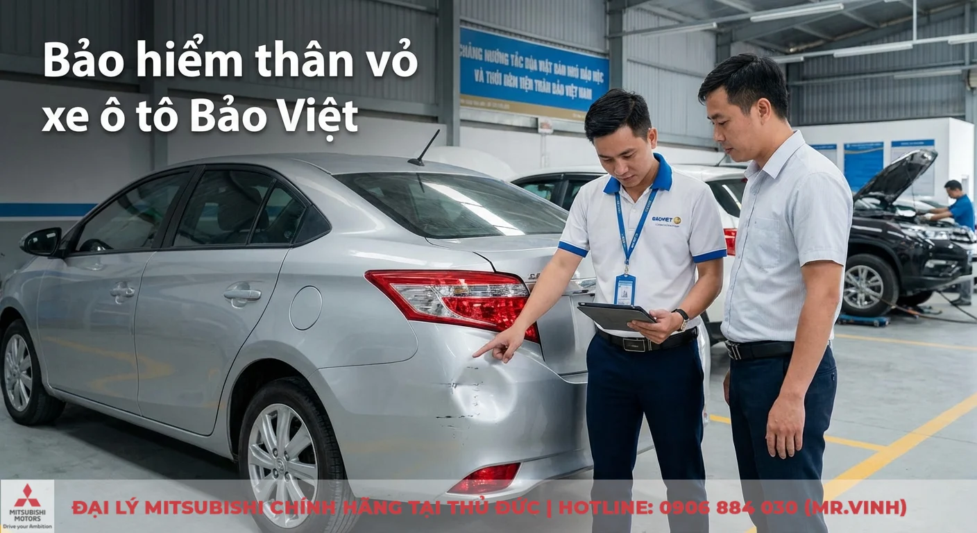 Bảo hiểm thân vỏ xe ô tô Bảo Việt: Phí, quyền lợi và quy trình bồi thường chi tiết 1 Bảo hiểm thân vỏ xe ô tô Bảo Việt giúp chi trả sửa chữa, thay thế các bộ phận xe bị hư hỏng như vết móp, xước được nhân viên Bảo Việt kiểm tra
