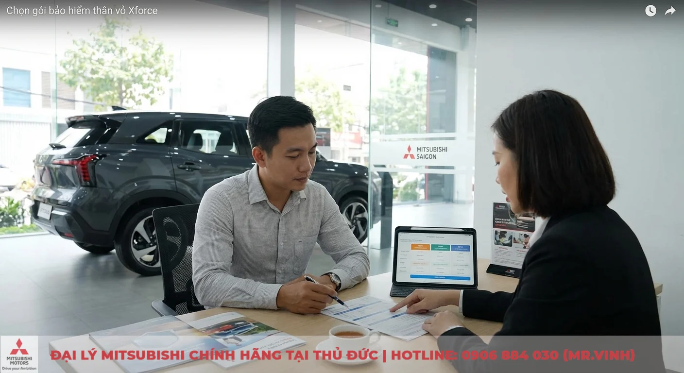 Bảo hiểm thân vỏ Xforce: Quyền lợi, điều khoản và bồi thường chi tiết 3 Để chọn gói bảo hiểm thân vỏ Xforce phù hợp, khách hàng được tư vấn chi tiết các lựa chọn gói trên máy tính bảng tại showroom