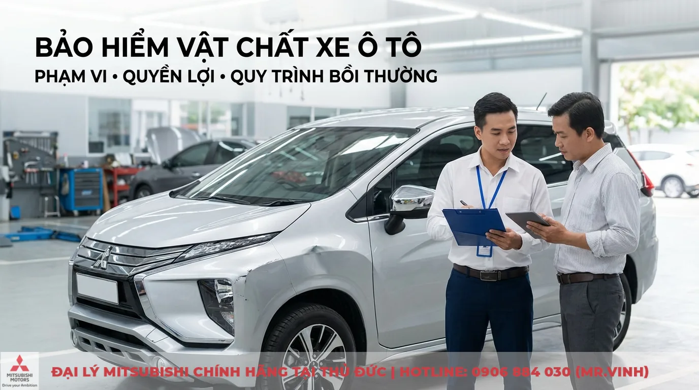Bảo hiểm vật chất xe ô tô: Phạm vi, quyền lợi & quy trình bồi thường