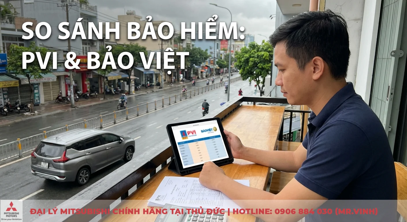 Bảo hiểm vật chất xe ô tô giá rẻ: Cách chọn gói tối ưu, an toàn 2026 3 Bảo hiểm vật chất xe ô tô PVI và Bảo Việt: So sánh chi tiết trên máy tính bảng giúp chọn gói phù hợp nhu cầu, ngân sách