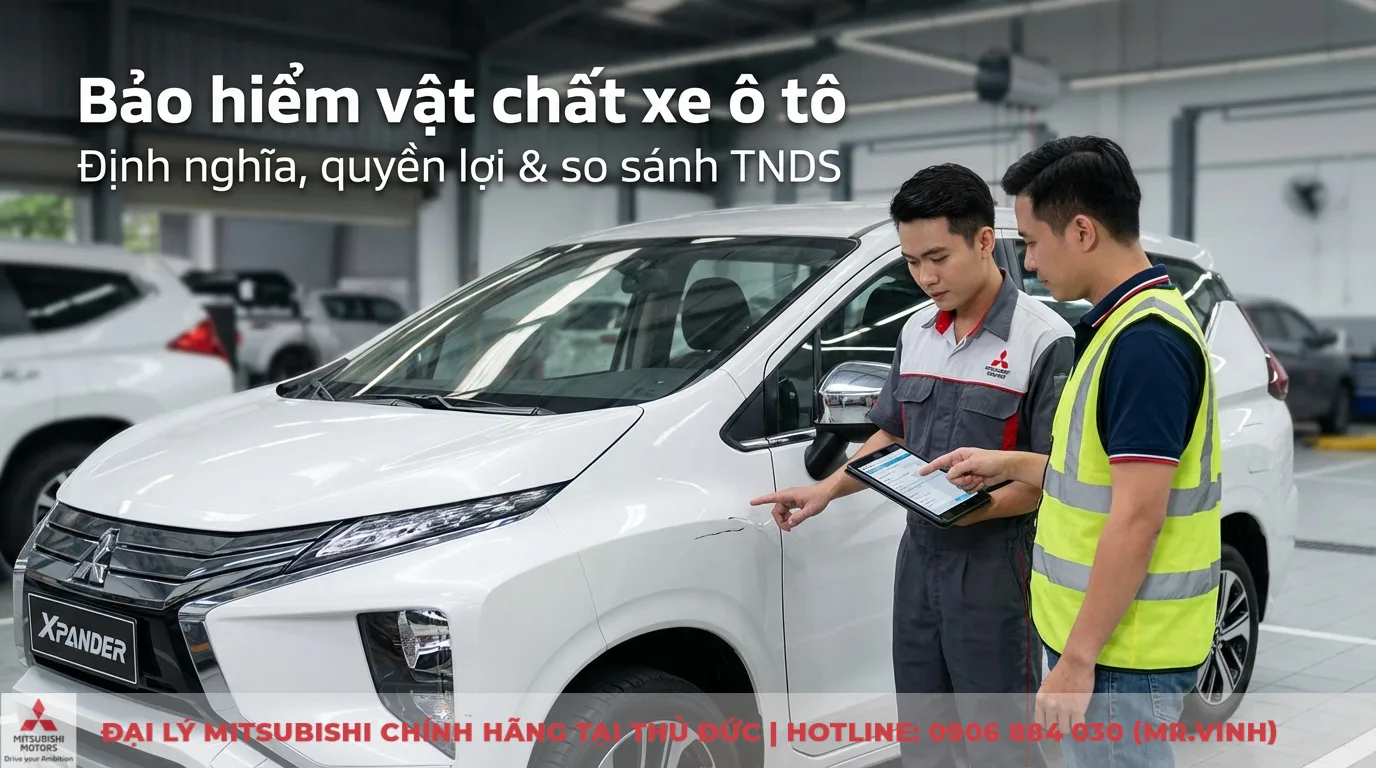 Bảo hiểm vật chất xe ô tô: Định nghĩa, quyền lợi và so sánh TNDS