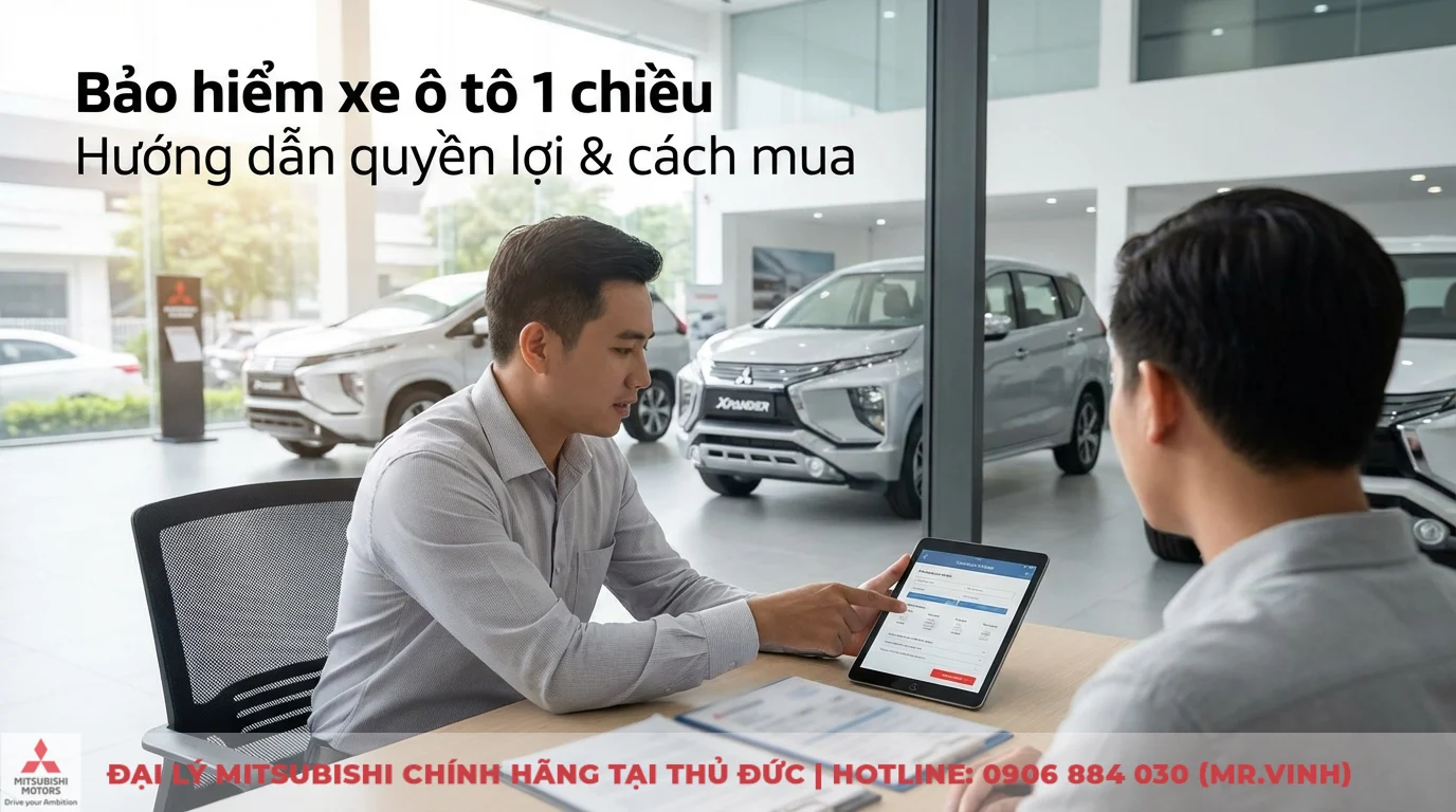 Bảo hiểm xe ô tô 1 chiều: Hướng dẫn quyền lợi, so sánh & cách mua