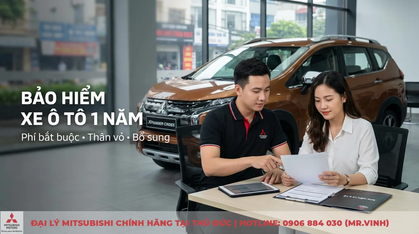 Bảo hiểm xe ô tô 1 năm bao nhiêu: phí bắt buộc, thân vỏ & bổ sung