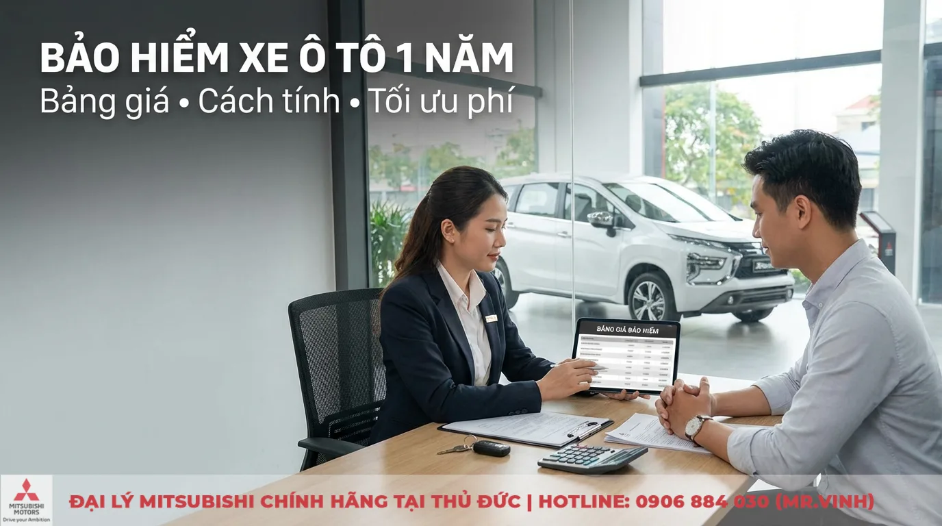 Bảo hiểm xe ô tô 1 năm bao nhiêu tiền: bảng giá, cách tính & tối ưu phí