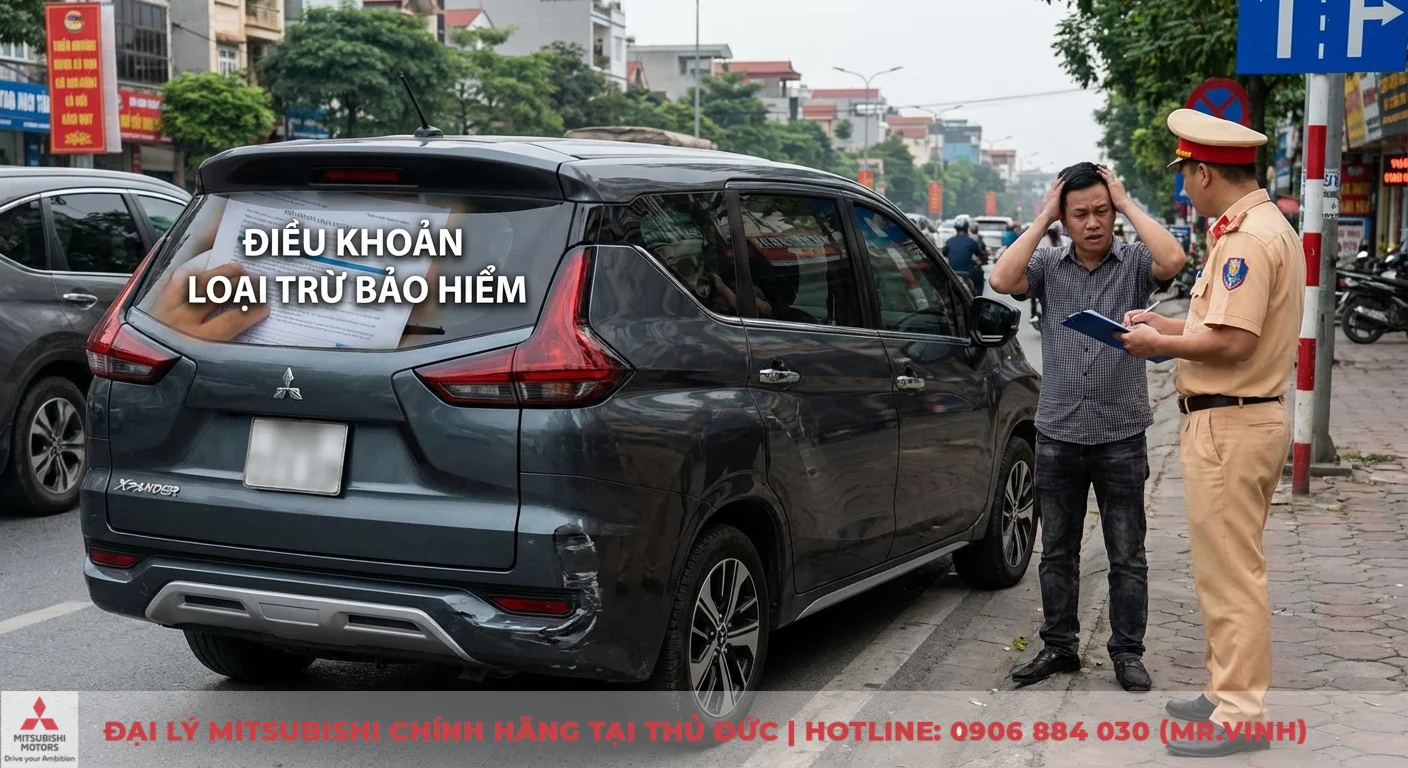 Bảo hiểm xe ô tô đền bù như thế nào? Trường hợp được, loại trừ & quy trình 3 Điều khoản loại trừ bảo hiểm có thể khiến chủ xe không được bồi thường, tài xế hoang mang khi xe hư hại và cảnh sát lập biên bản