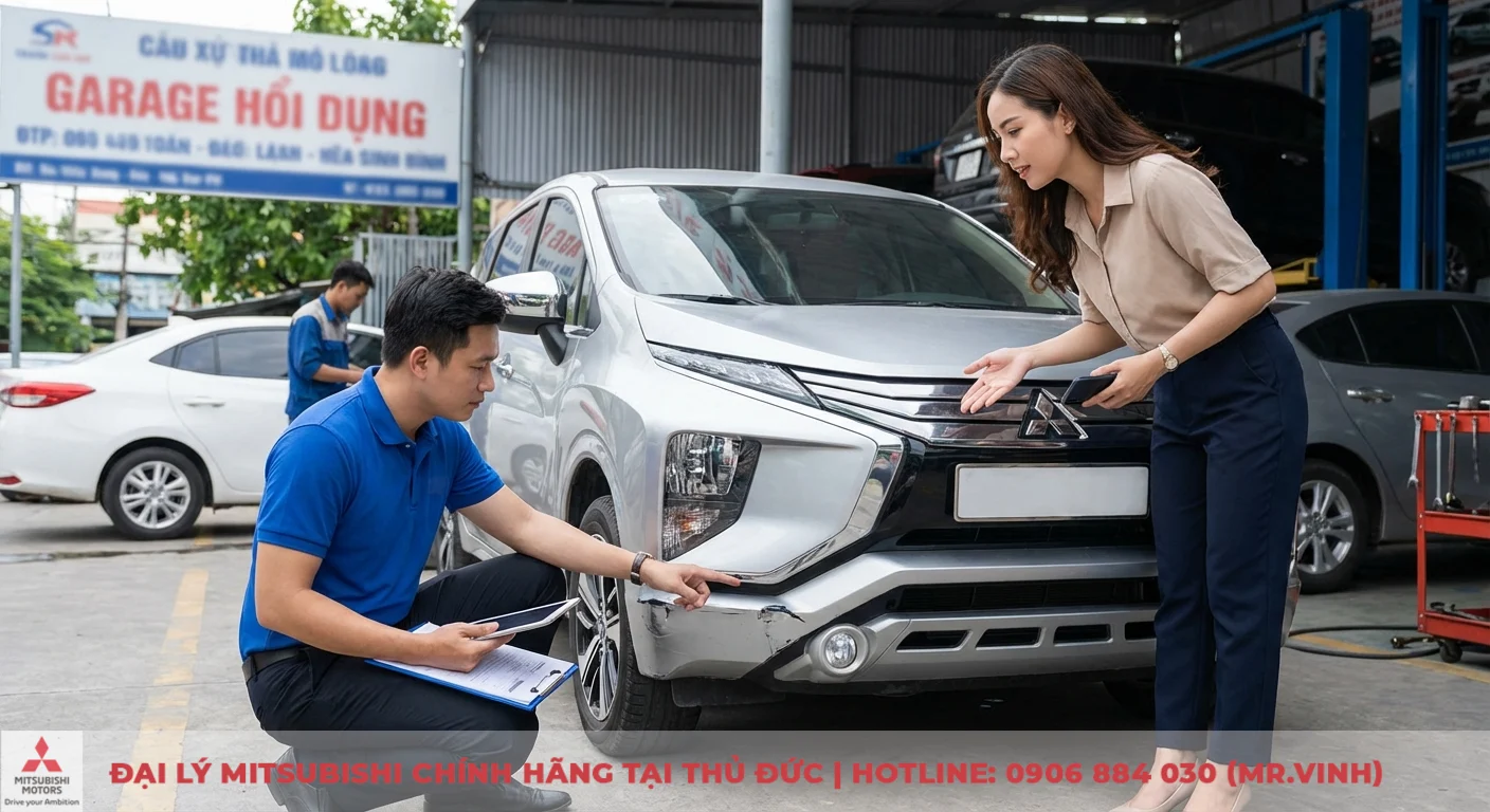 Bảo hiểm xe ô tô khi bị tai nạn: quyền lợi, hồ sơ, quy trình bồi thường 3 Quy trình yêu cầu bồi thường bảo hiểm với giám định viên kiểm tra các hư hỏng thực tế của xe ô tô cùng khách hàng