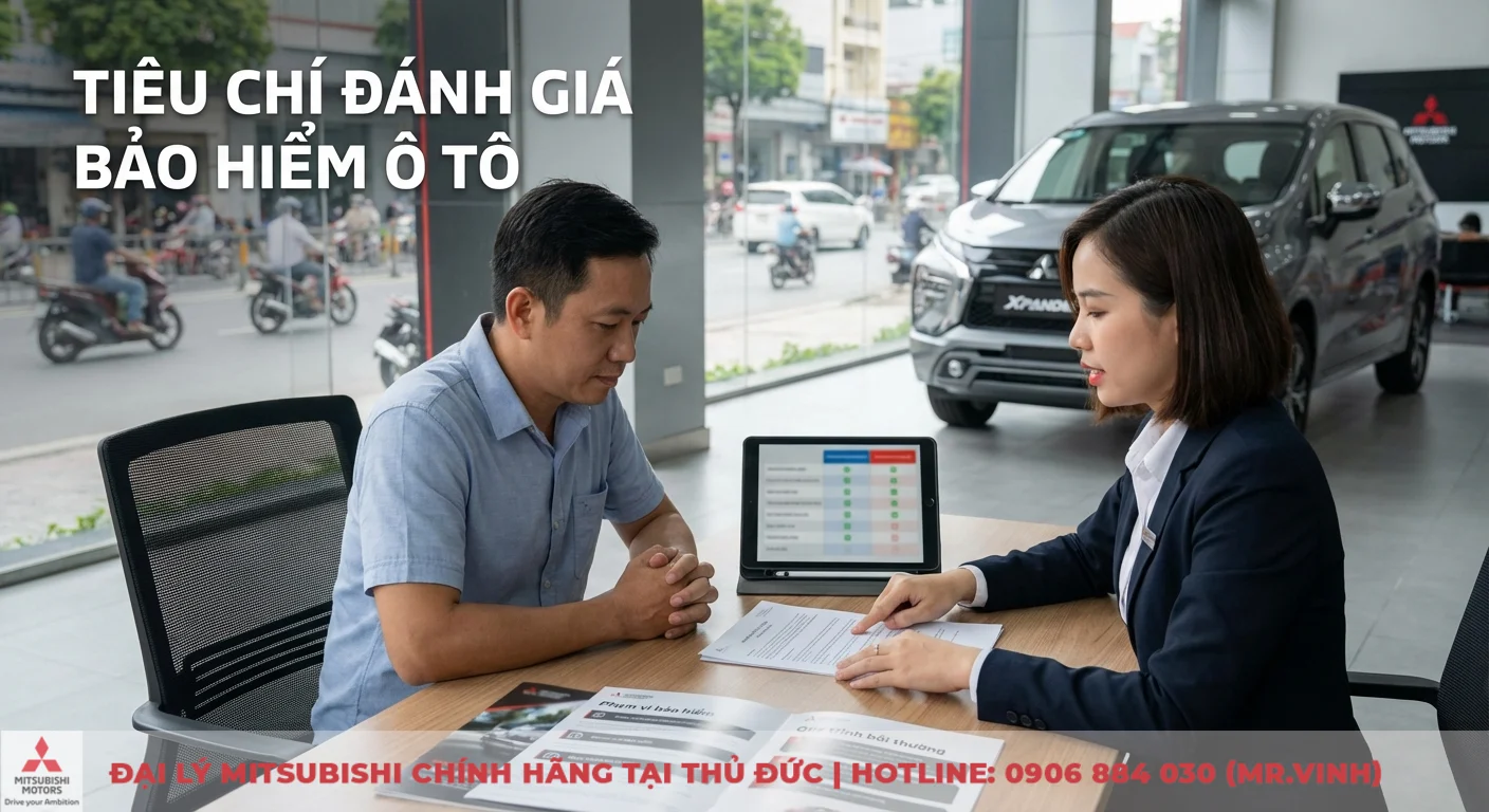 Ti&ecirc;u ch&iacute; đ&aacute;nh gi&aacute; bảo hiểm &ocirc; t&ocirc; tốt nhất được tư vấn kỹ lưỡng qua t&agrave;i liệu v&agrave; bảng so s&aacute;nh tại đại l&yacute;