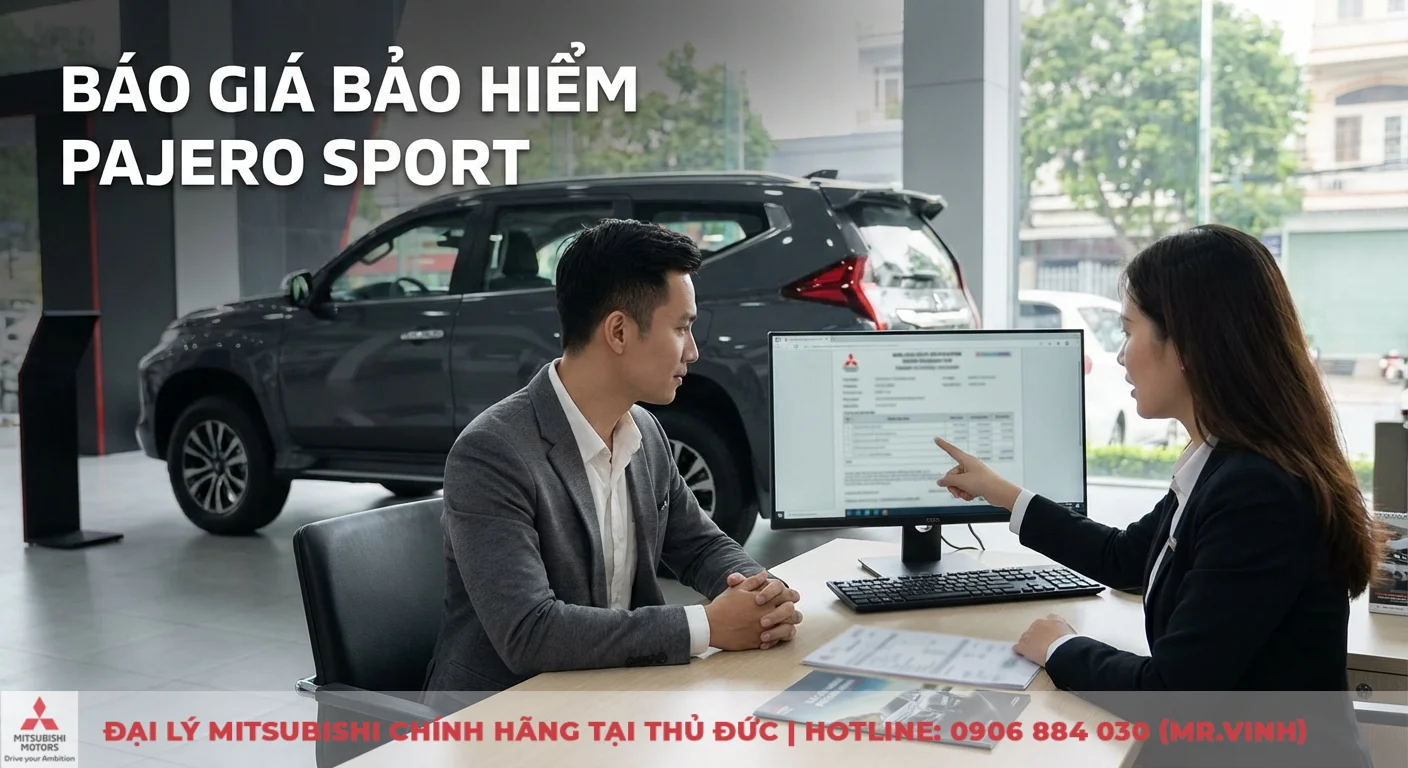 Bảo hiểm xe Pajero Sport: Quyền lợi, phí, thủ tục & báo giá 2 Báo giá bảo hiểm Pajero Sport chính xác khi khách hàng được tư vấn và xem chi tiết gói bảo hiểm tại đại lý Mitsubishi