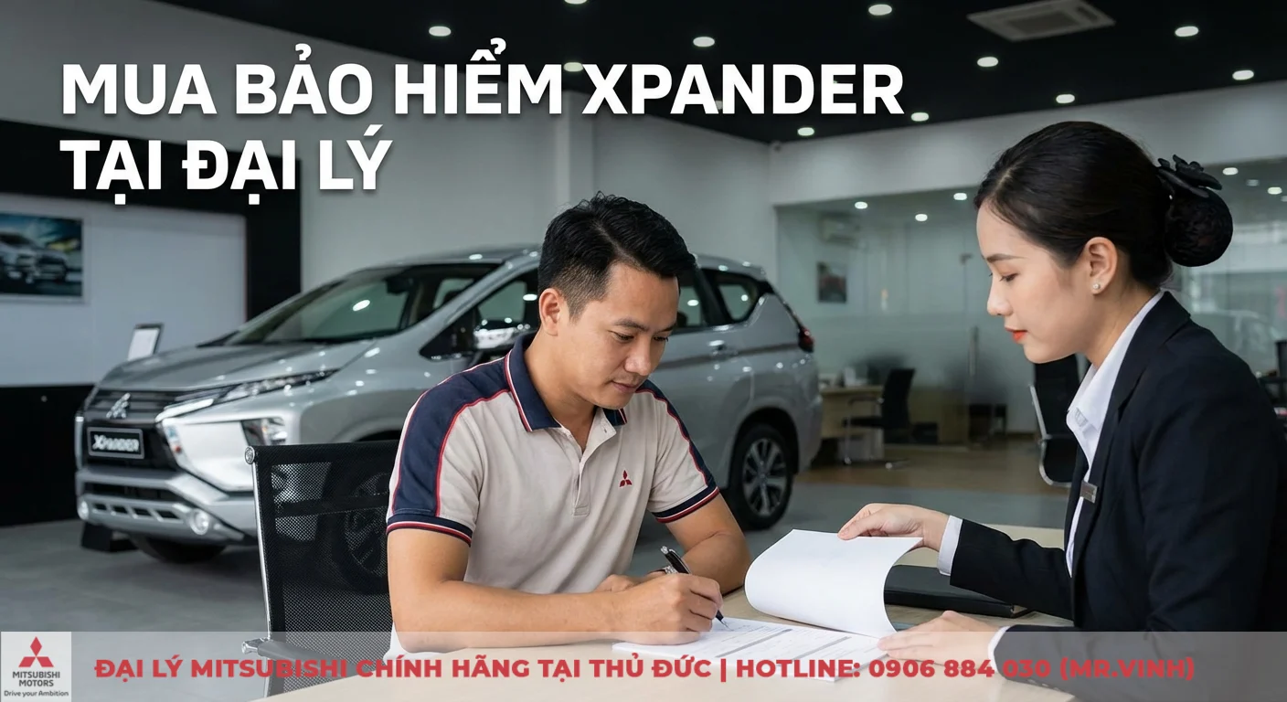 Bảo hiểm xe Xpander: chọn gói, phí & quy trình bồi thường 2 Hướng dẫn quy trình mua bảo hiểm xe Xpander tại đại lý, với khách hàng đang ký hợp đồng sau khi được tư vấn