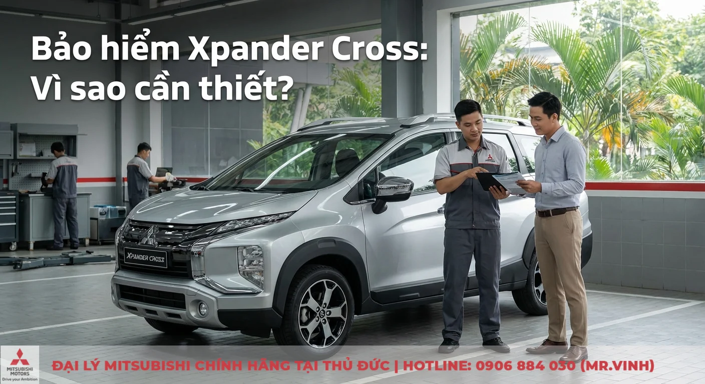 Bảo hiểm xe Xpander Cross: Phí, loại bắt buộc & thân vỏ 1 Bảo hiểm xe Xpander Cross cần thiết để bảo vệ chủ xe, được nhân viên tư vấn kỹ lưỡng tại showroom