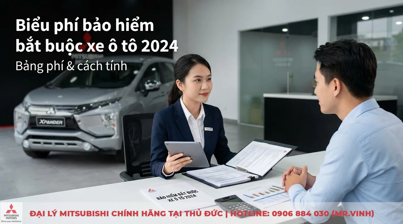 Biểu phí bảo hiểm bắt buộc xe ô tô 2024: bảng phí, cách tính & lưu ý