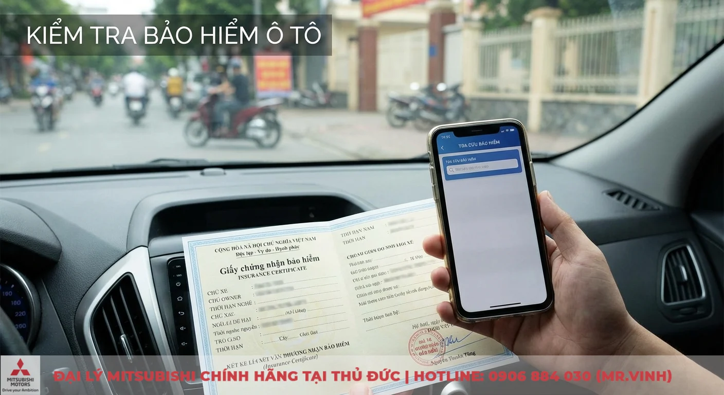 Cách kiểm tra bảo hiểm xe ô tô: Tra cứu hạn & thông tin xe 2026 2 Kiểm tra bảo hiểm xe ô tô dễ dàng qua giấy chứng nhận bản cứng và ứng dụng tra cứu trên điện thoại di động