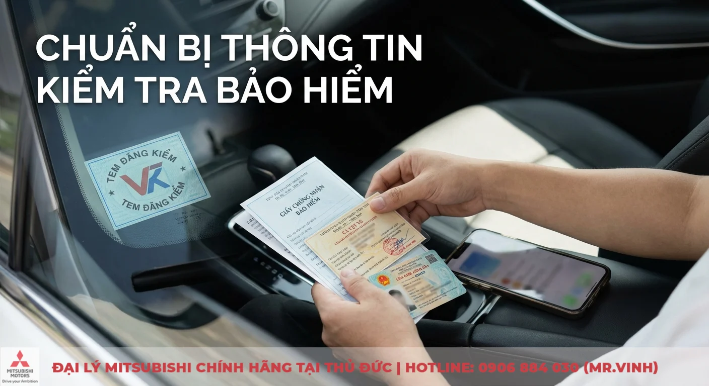 Cách kiểm tra bảo hiểm xe ô tô: Tra cứu hạn & thông tin xe 2026 3 Chuẩn bị thông tin kiểm tra bảo hiểm cần có giấy chứng nhận bảo hiểm, cà vẹt xe, CCCD và tem đăng kiểm