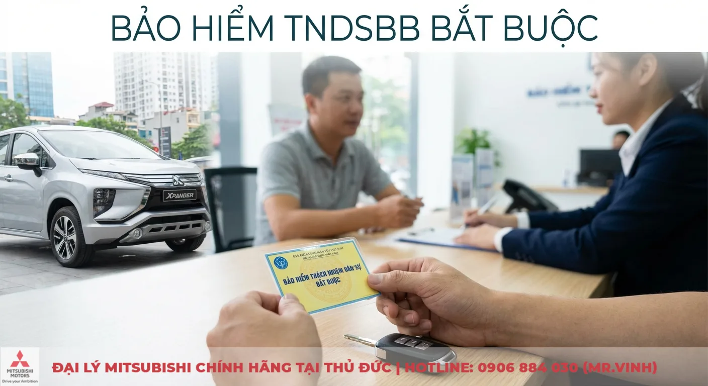 Bảo hiểm tr&aacute;ch nhiệm d&acirc;n sự bắt buộc cho xe &ocirc; t&ocirc; l&agrave; loại h&igrave;nh bắt buộc, thể hiện qua thẻ bảo hiểm v&agrave; ch&igrave;a kh&oacute;a xe